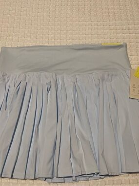 all in motion Light Blue Pleated Mini Skirt